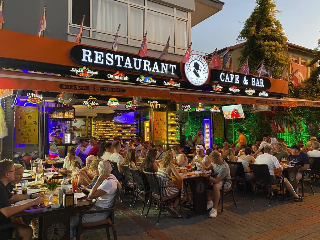 Sherlock Holmes Restaurant Cafe Bar Alanya Turkey