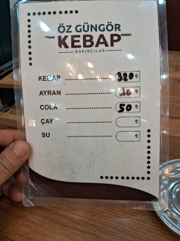 Öz Güngör Kebap Salonu (Bakırcılar) fotoğraf 13