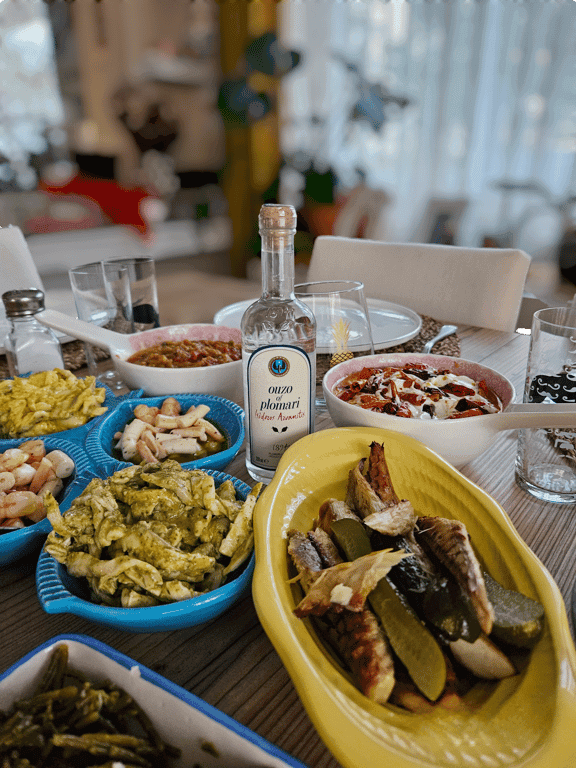 Akya meze ve midye fotoğraf 10