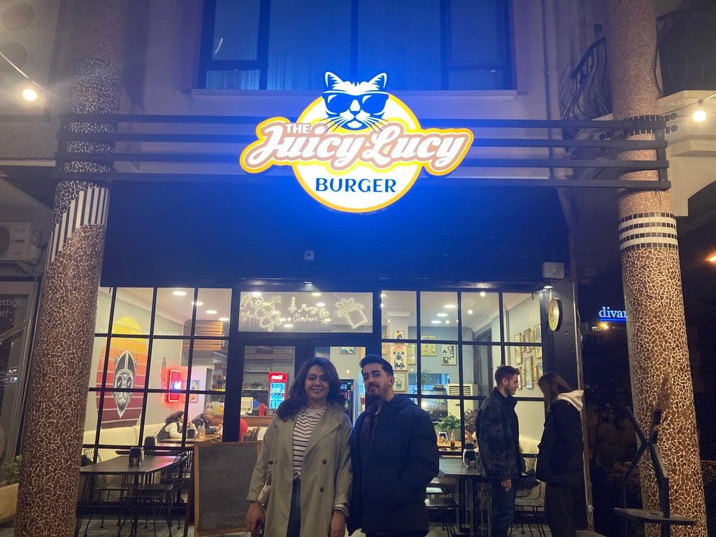 The Juicy Lucy Burger