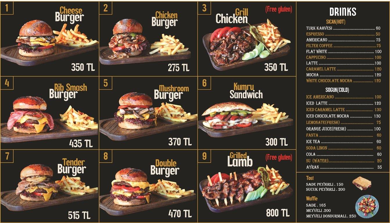 By Uluç Reis- Steak Burger Drinks