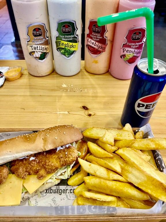 XL Burger fotoğraf 5