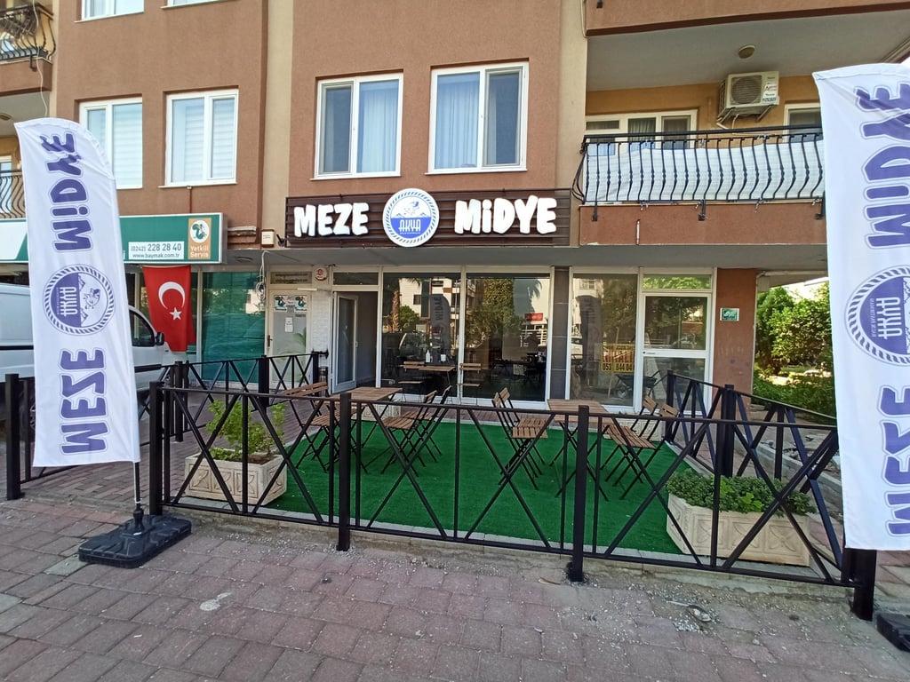 Akya meze ve midye fotoğraf 2