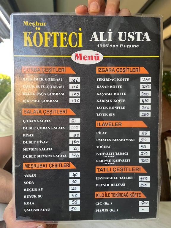 Meşhur Tekirdağ Köftecisi Ali Usta fotoğraf 6