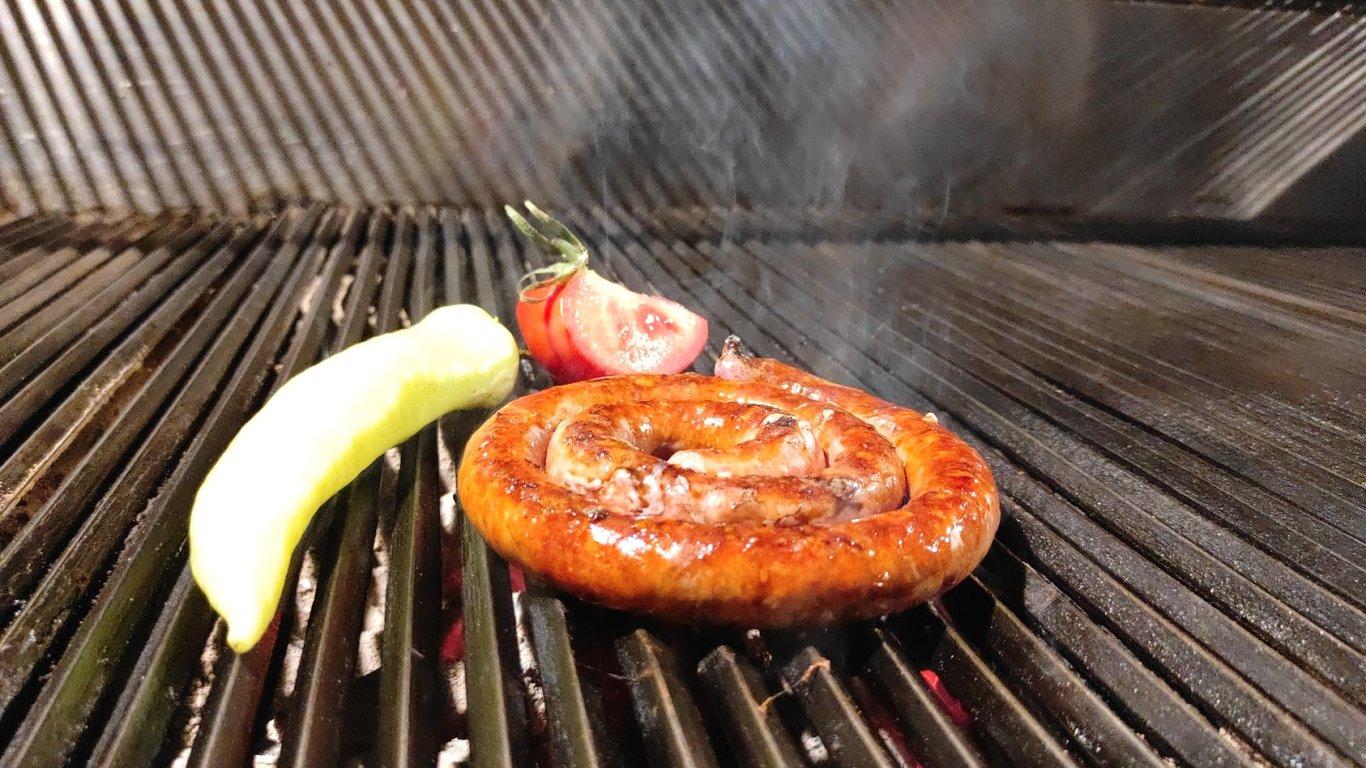 Kırmızı Et Steak Burger Sosis fotoğraf 7